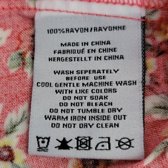 Sunday Mi Amor Floral Backless Halter Dress Coral Size XS NWT - Picture 10 of 12